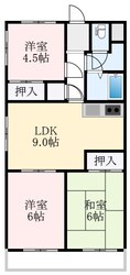 南埜マンション赤塚の物件間取画像